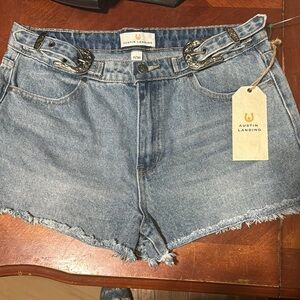 Blue Denim Women's Shorts